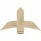 Ekena Millwork Bellingham Rough Sawn Timber Gable Bracket, Douglas Fir, 36"W x 21"H x 4"D x 6"F, 14/12 Pitch GBW036X21X0406BEL00RDF - alternate 1